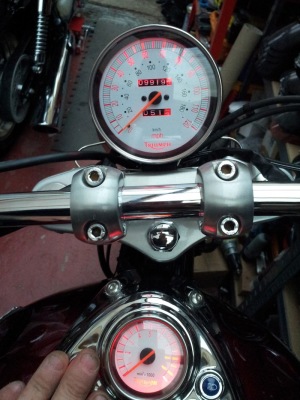 Speedmaster Led Clock Light's from Triumph Custom Parts